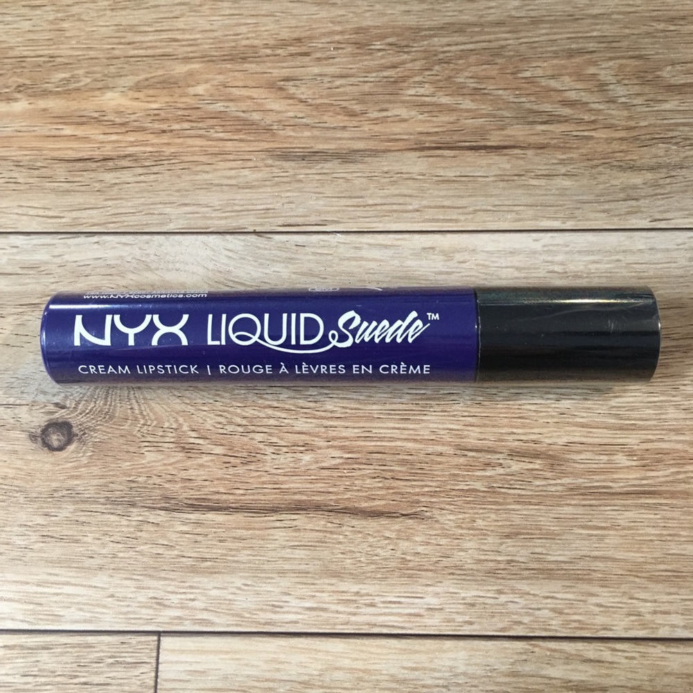 New! NYX Liquid Suede Cream Lipstick Jet Set